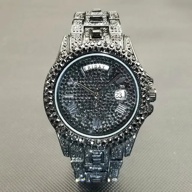 Full Iced Crystal Watch