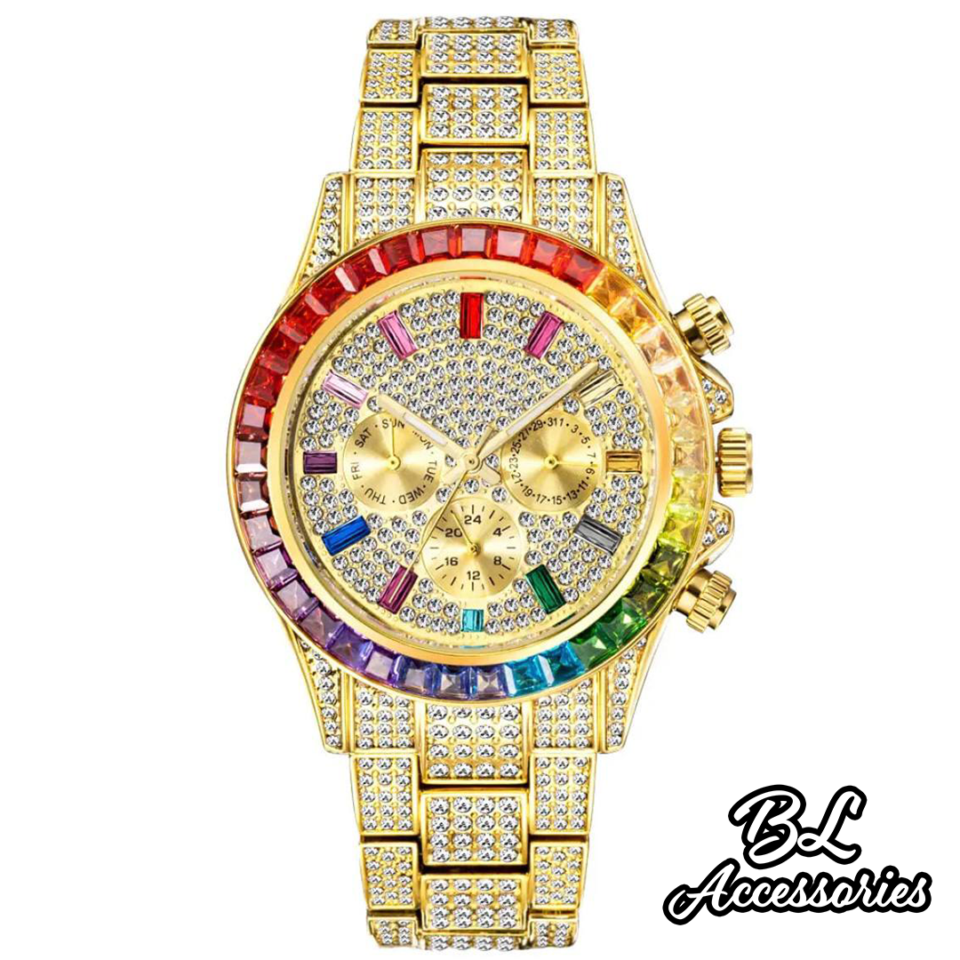 Rainbow Diamond Watch