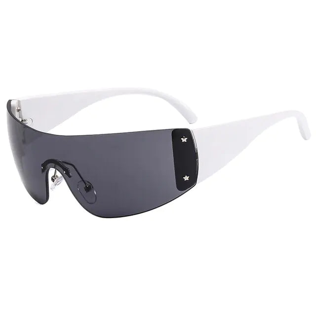 Rimless One Piece Sunglasses