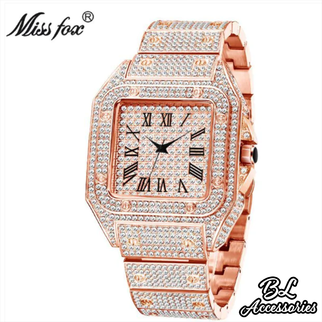 MISSFOX Shiny Watch For Men