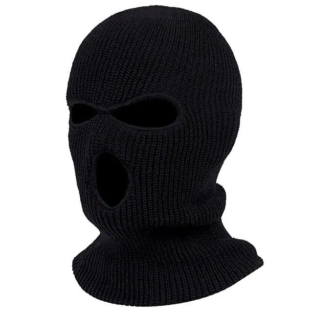 1Pc Embroidery Balaclava Face Mask 3-Hole