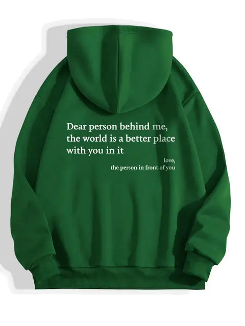 Dear Person Hoodie - Oversized Aesthetic