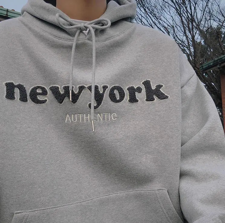 Printed New York Hoodie