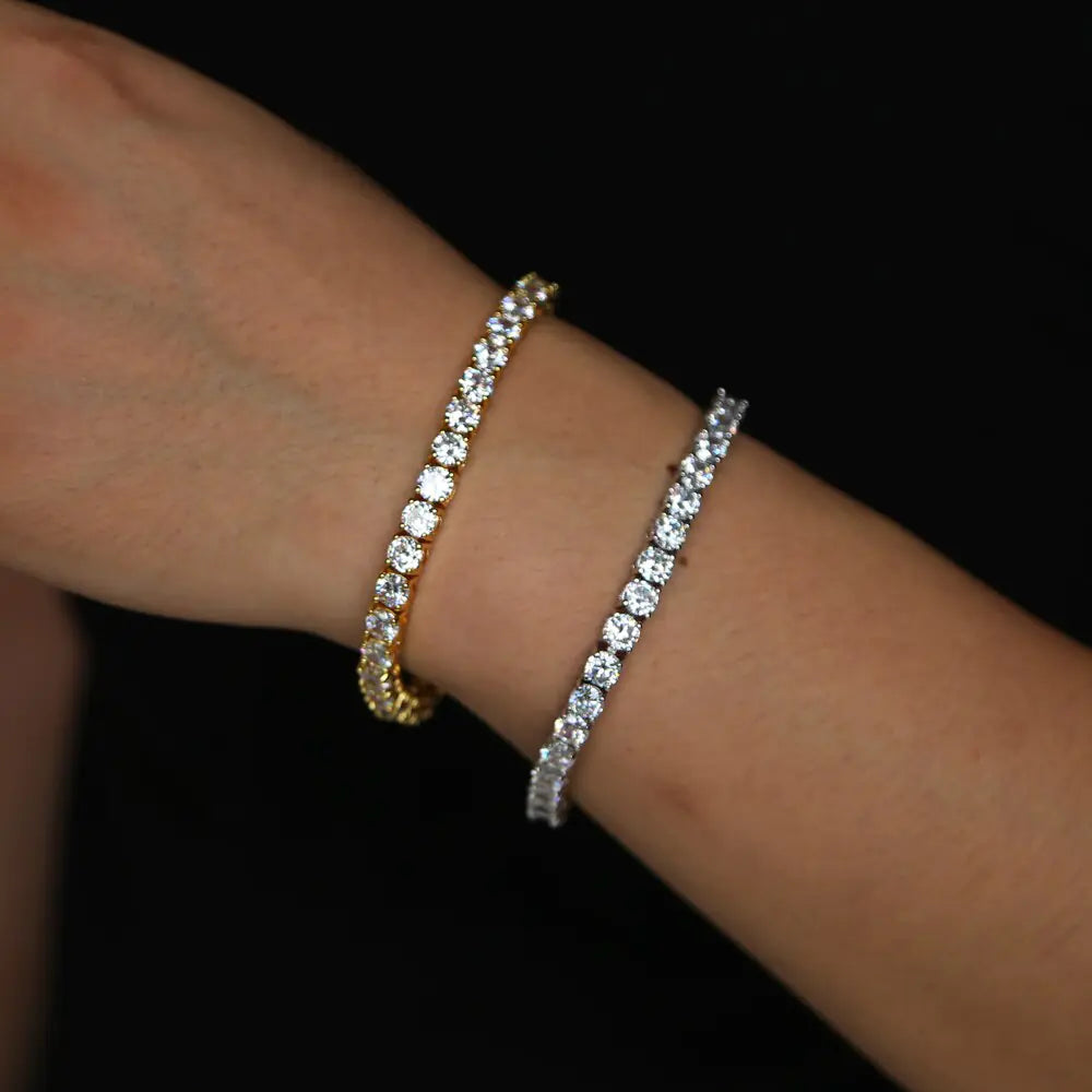 Silver Tennis Chain Bracelet