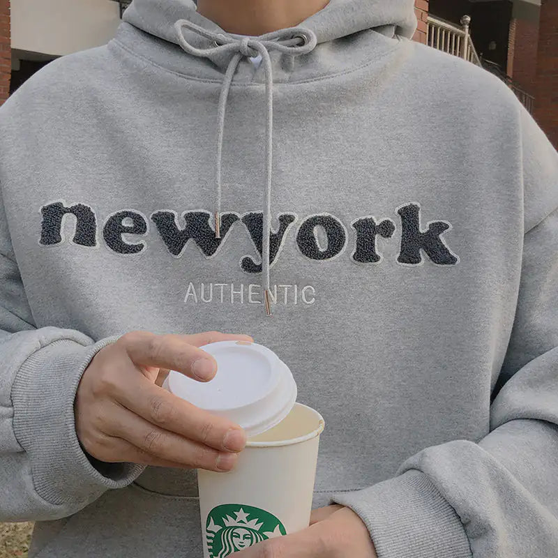 Printed New York Hoodie