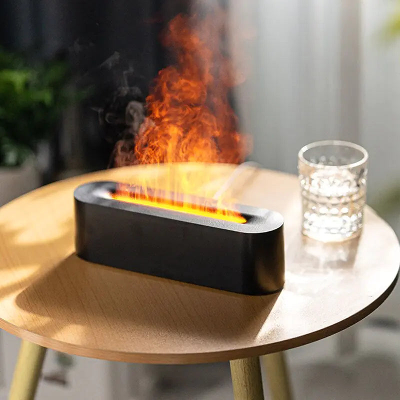 RGB Flame Aroma Desktop Diffuser