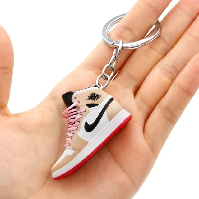 3D Sneaker Shoe Keychain