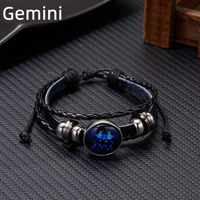 Unisex  Zodiac Luminous Bracelets