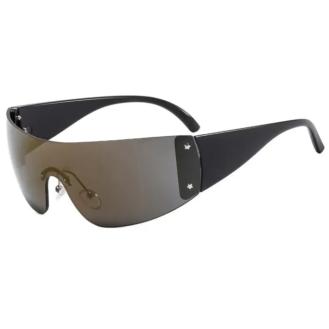 Rimless One Piece Sunglasses