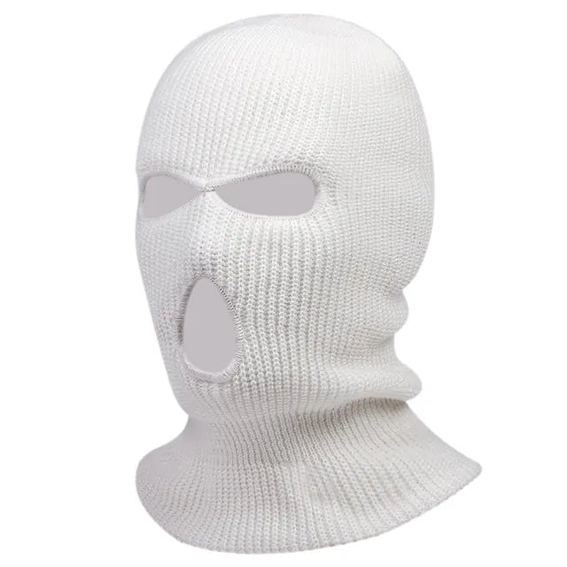 1Pc Embroidery Balaclava Face Mask 3-Hole