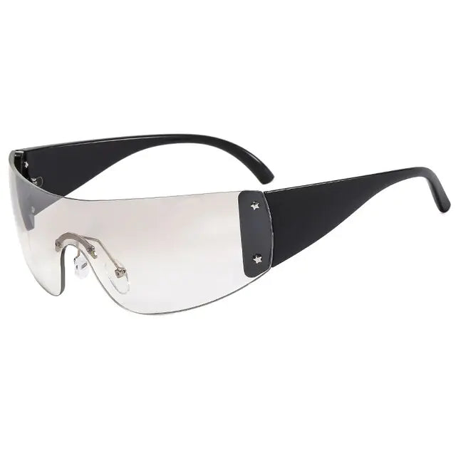 Rimless One Piece Sunglasses