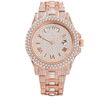 Full Iced Crystal Watch