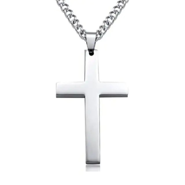 Cross Alloy Chain Necklace