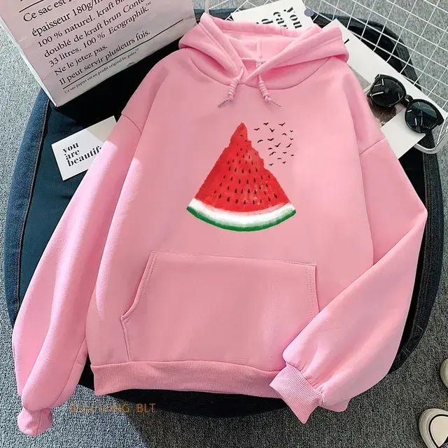 Watermelon Graphic Sweatshirt Hoodie