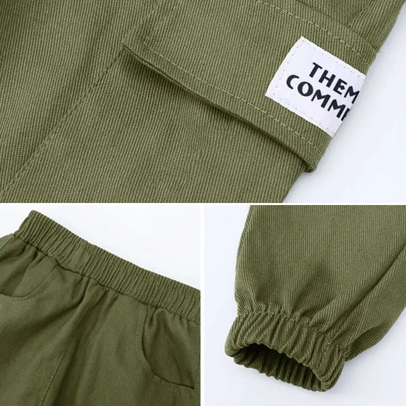 Boys Cargo Pants Spring Autumn