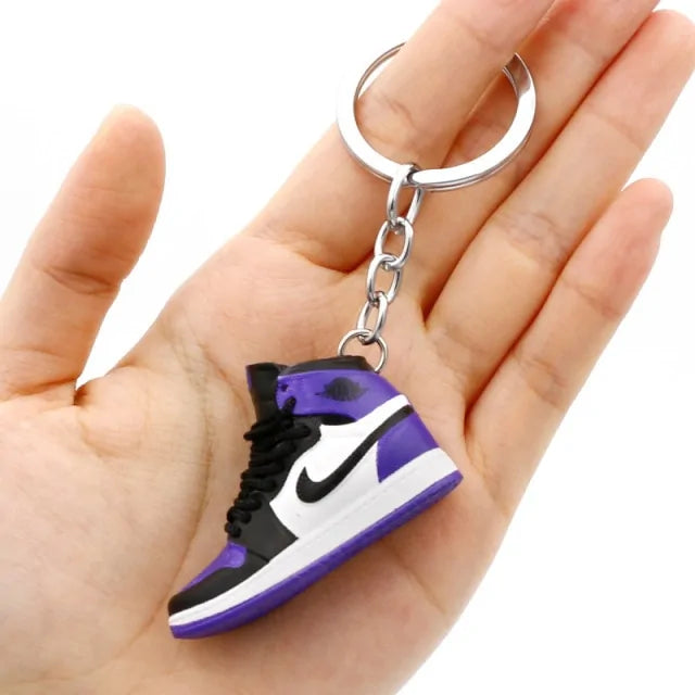 3D Sneaker Shoe Keychain