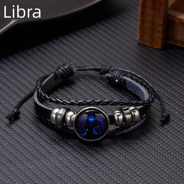 Unisex  Zodiac Luminous Bracelets